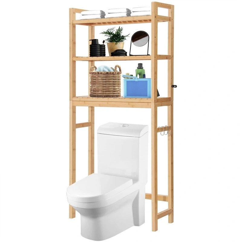 Over the Toilet Storage Cabinet - 10.3D x24.8W x 67H