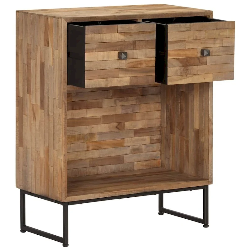 vidaXL Sideboard Reclaimed Teak Wood 23.6x11.8x29.5