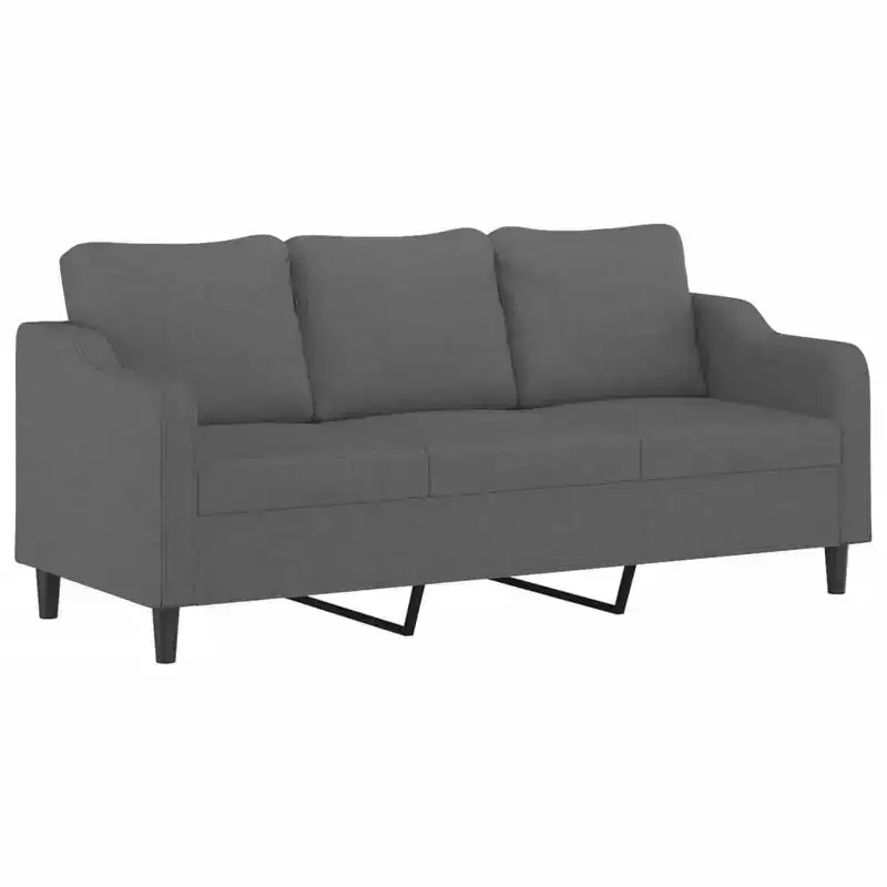 vidaXL Sofa Chair Dark Grey Fabric (100% polyester), metal, textilene