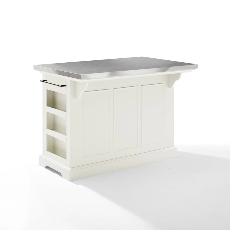 Crosley Julia Stainless Steel Top Kitchen Island - 50 W x32 D x 36 H