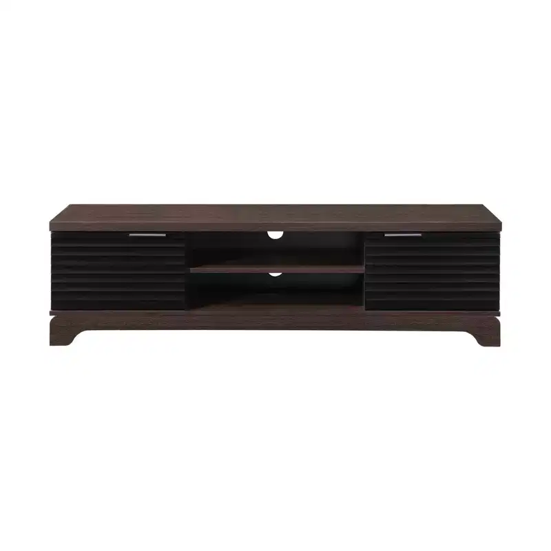 58.66 in. Wood TV Stand with 2 Storage Cabinets, Fits TVs up to 65 in.