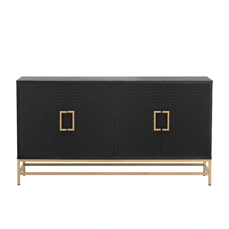 Retro Style Sideboard with Adjustable Shelves