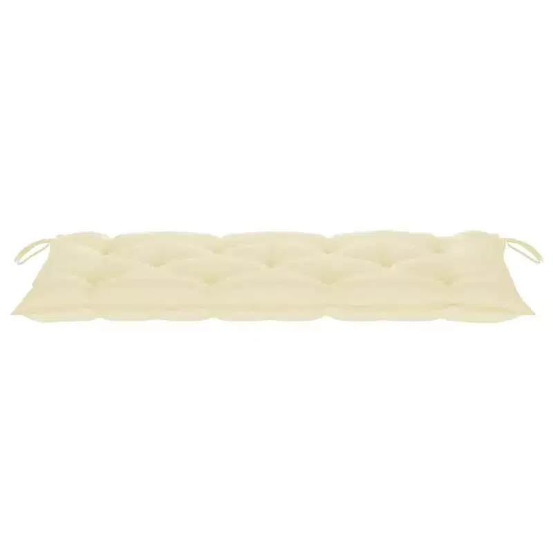 Garden Bench Natural Bamboo 47.2 in width Waterproof
