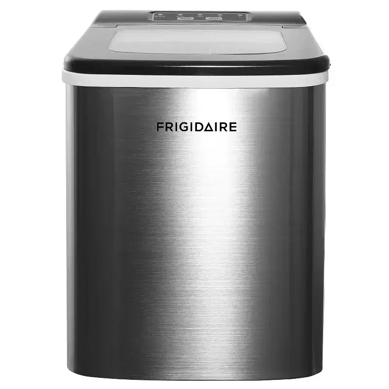 Frigidaire Countertop Ice Maker with 9-In. Bullet-Shaped Cubes, 26 Lbs per Day