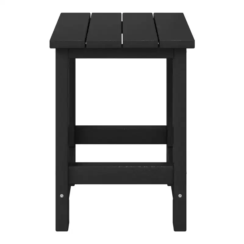 WestinTrends Malibu Kids Outdoor Patio Furniture HDPE Adirondack Square Side Table