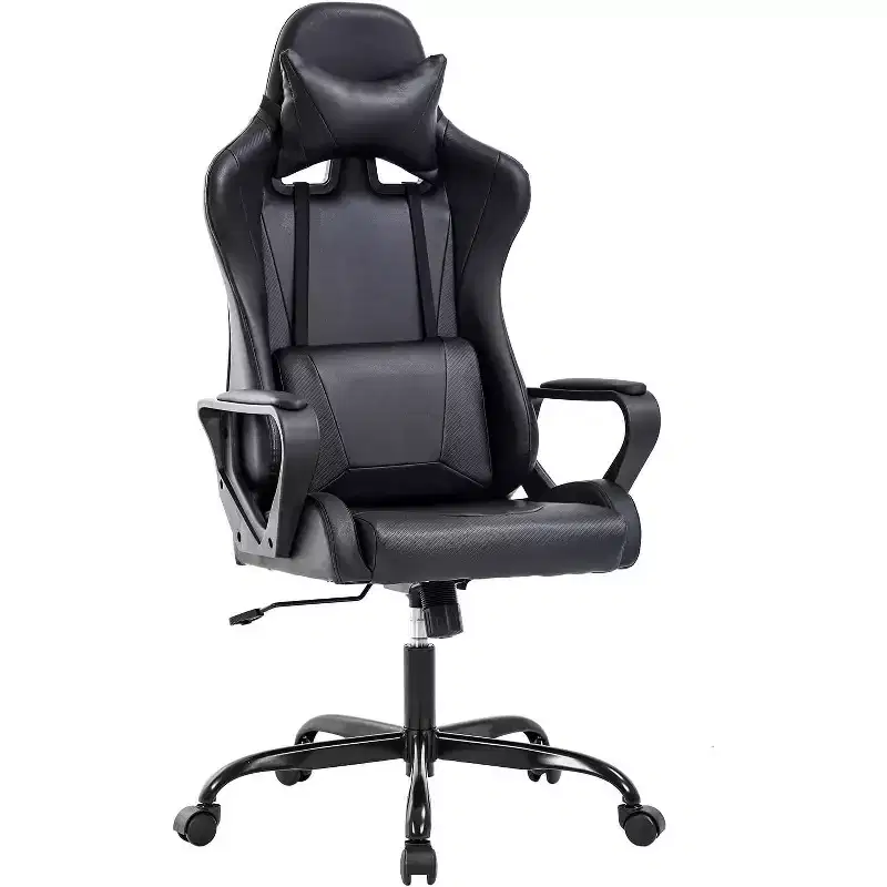 FDW Office Chair Gaming Chair Desk Chair Executive Chair with Lumbar Support Adjustable Stool Swivel Rolling Computer Chair