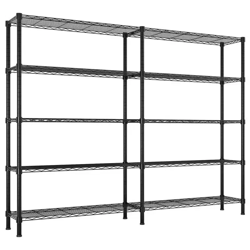 58-Inch 5-Tier Metal Wire Shelving Unit