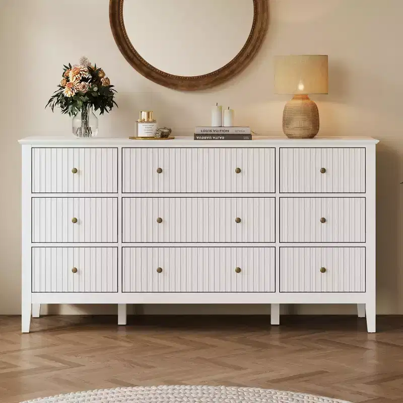 Fluted 9-Drawer Dresser 59