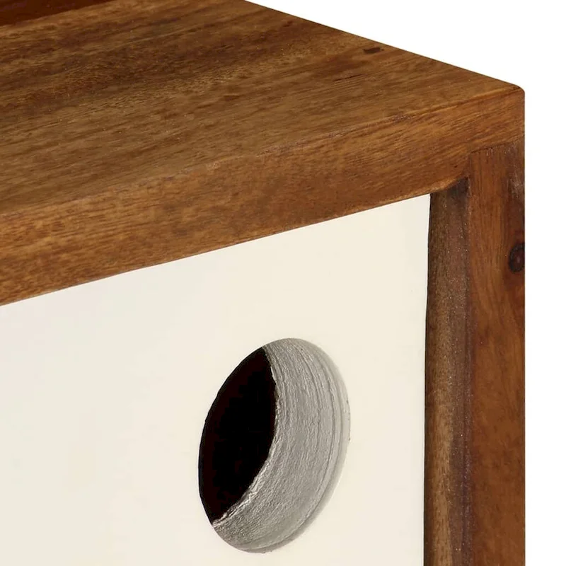 vidaXL Sideboard Solid Sheesham Wood 46.5x11.8x26