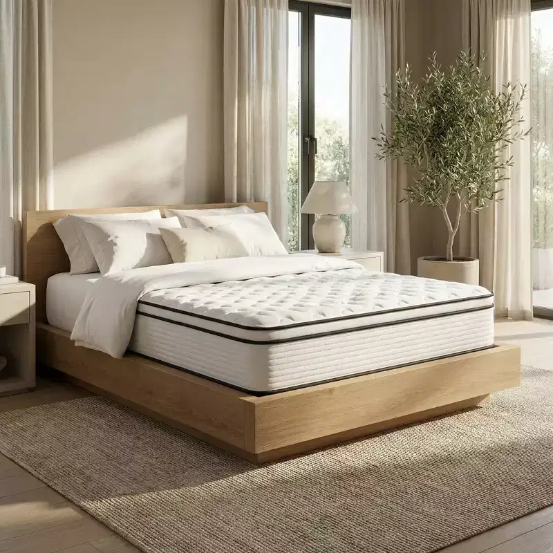 Atlas Mattress 12 Twin Innerspring Mattress, Breathable Cover, Medium Firmness