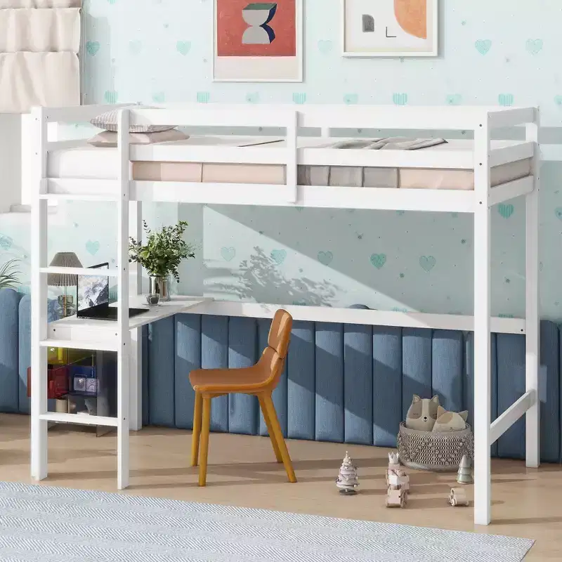 MAYEERTY King Bed Frame High Weight Capacity Noise-Free Design Heavy-Duty Metal