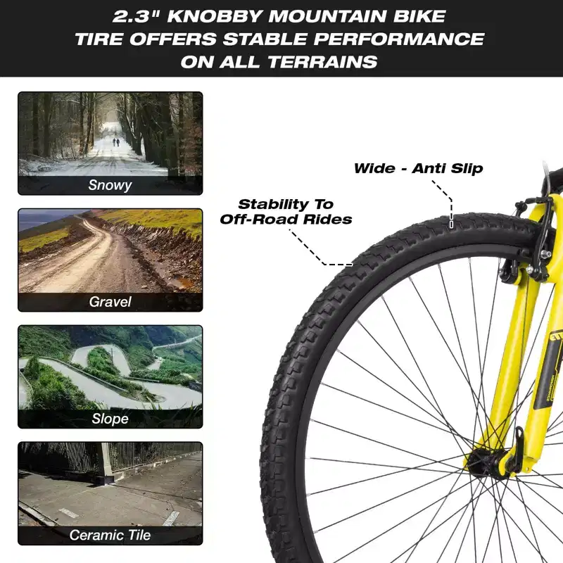 Hykolity 29 inch Mountain Bike 29r MTB Sport Bicycle Large Bike Full Suspension Lightweight Outdoor Cycling for Adult Men Woman Neutral Gray