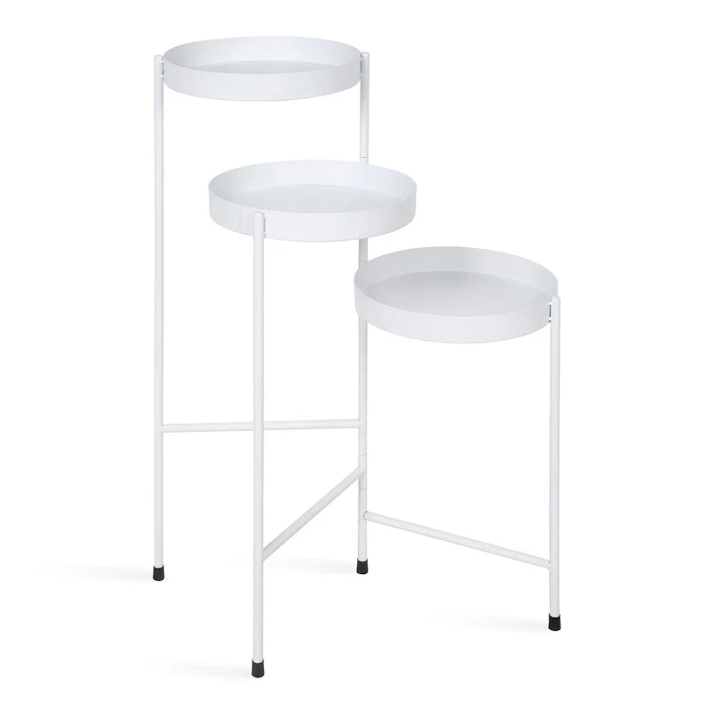 Metal 3-tier Modern Plant Stand - 16x21x30