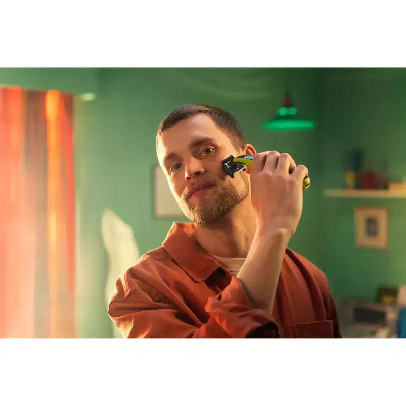 Philips Norelco OneBlade 360 Face Rechargeable Men's Electric Shaver and Trimmer - QP2724/70
