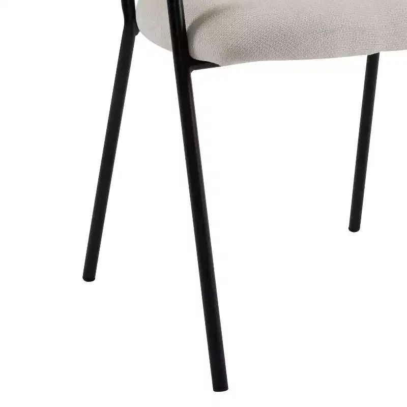 Christopher Knight Home Nest Modern Upholstered Dining Chairs with Metal Frame (Set of 6)