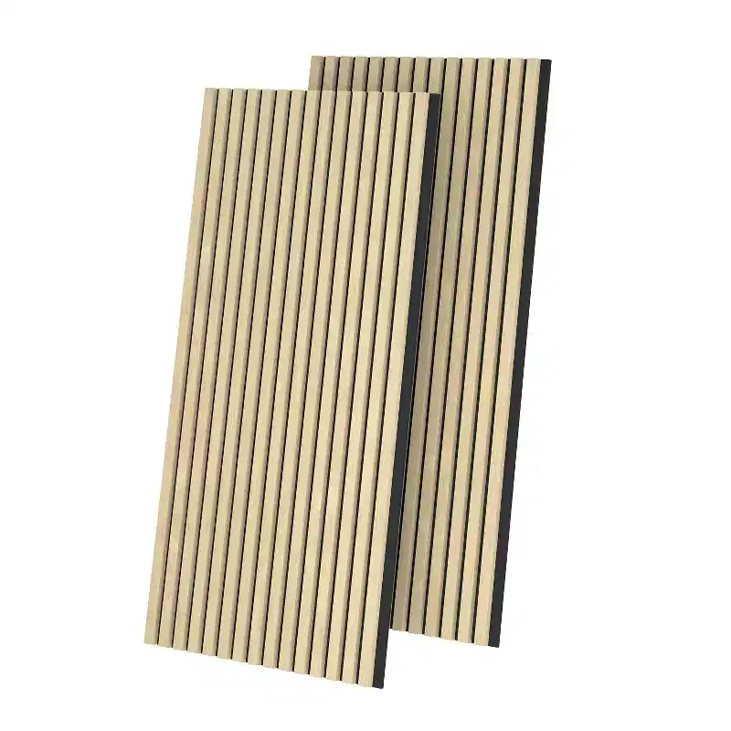 2 pcs 23.6  x 47.2 Sound-Absorbing And Soundproof Panels, With Density Board Wrapped In Wood Veneer