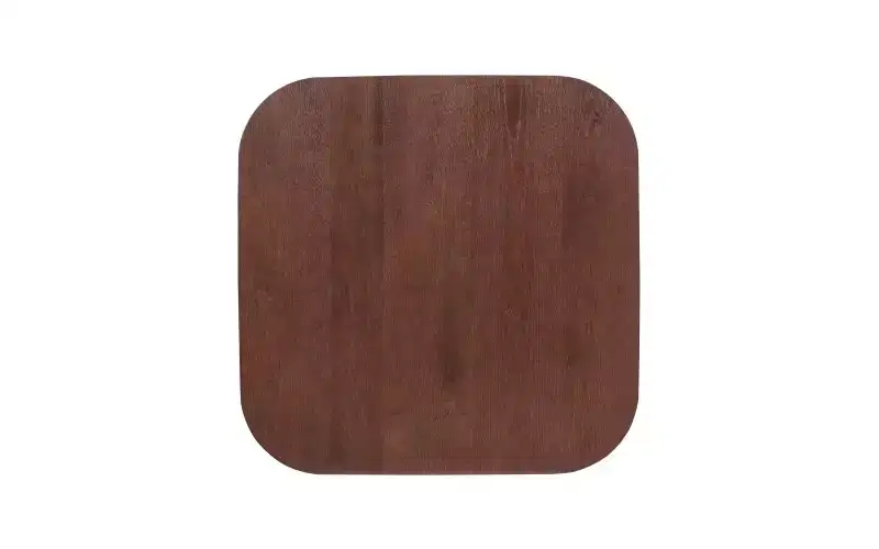 Solid Wood Kitchen Table for 2-4,35 Square Dining Table with Tapered Splayed Legs,Minimalist Table for Living Room,Apartment,Small Space