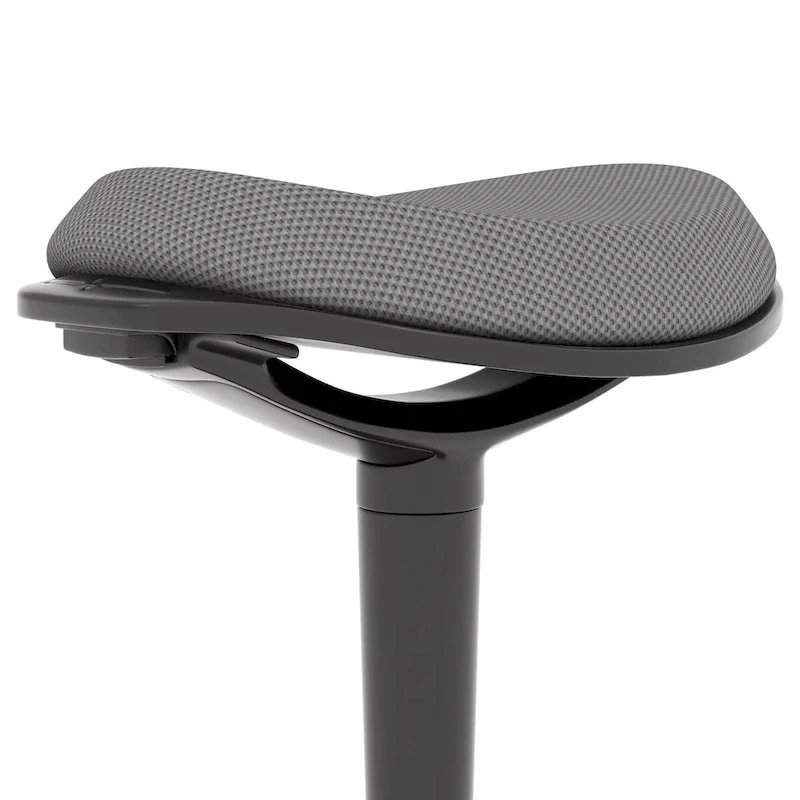 HOMCOM Standing Desk Chair, Ergonomic Backless Wobble Stool, Height Adjustable Tall Office Chair 22.2-28.1 Inches
