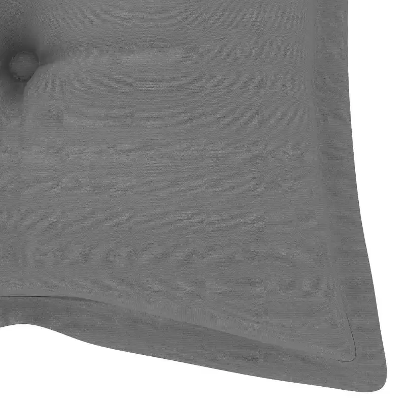 vidaXL Bench Grey Solid eucalyptus wood Medium Durable Garden Bench
