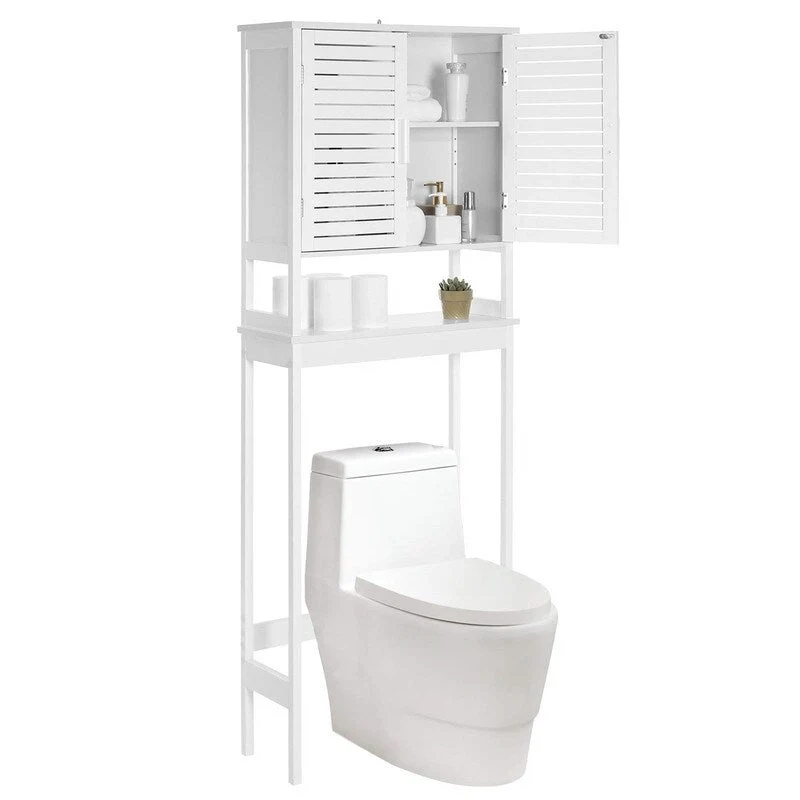 Over the Toilet Storage Cabinet - 9.1D x 23.6W x 68.1H