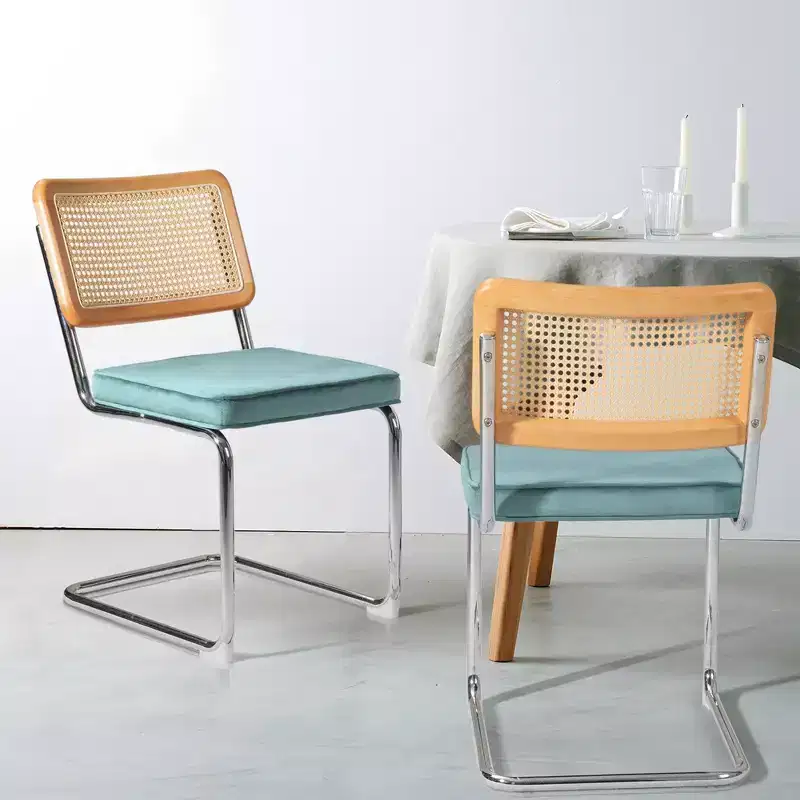 UPTIOT Velvet Upholstered Side Chair (Set of 2)
