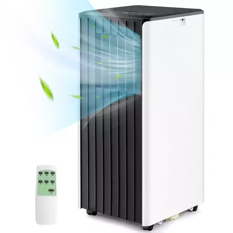 Costway 8000 BTU ASHRAE Portable Air Conditioner 3-in-1 AC Unit w/ Cool Dehum Fan Sleep Mode