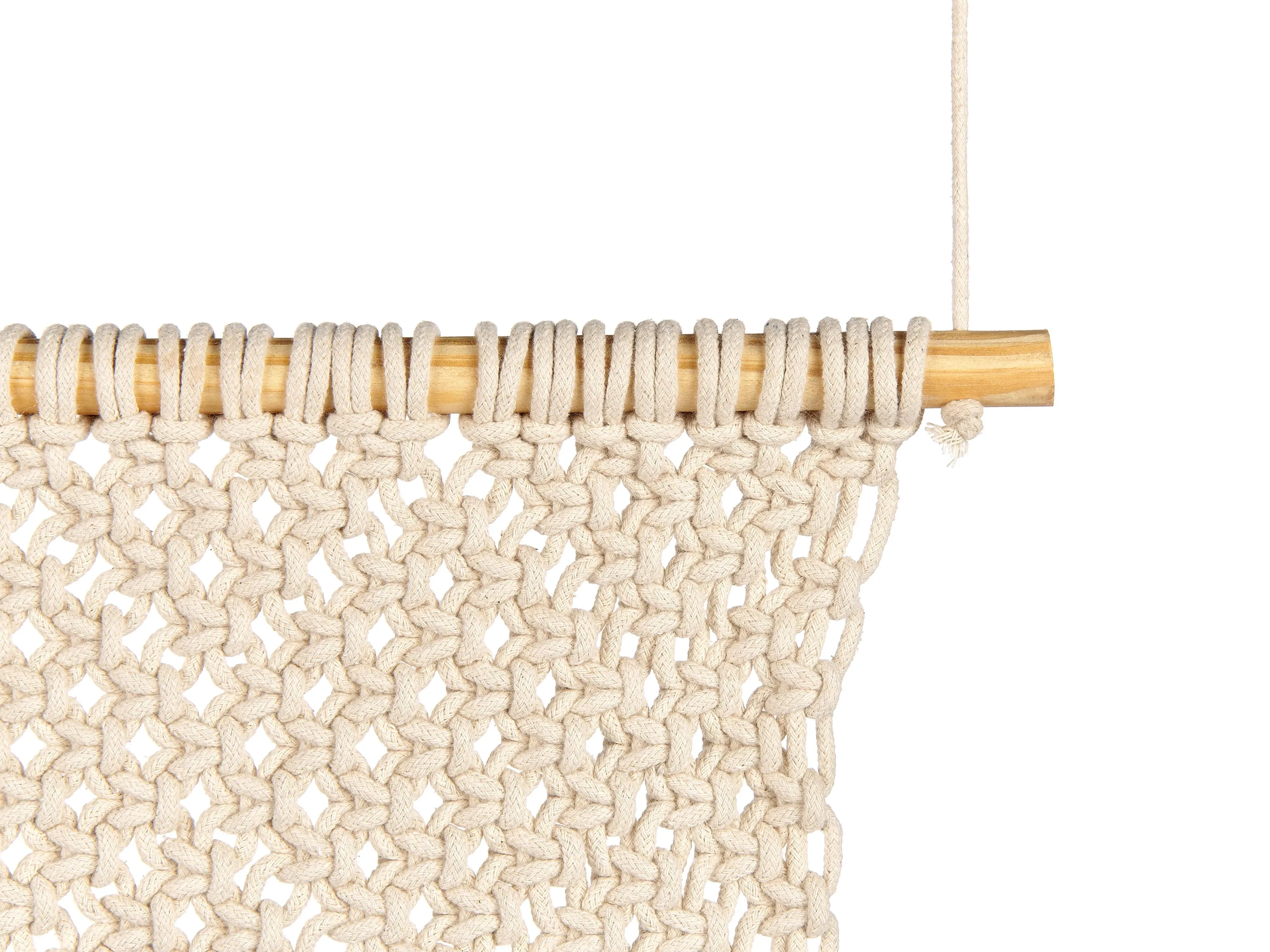 Decorazione da parete in Cotone 126 cm Beige