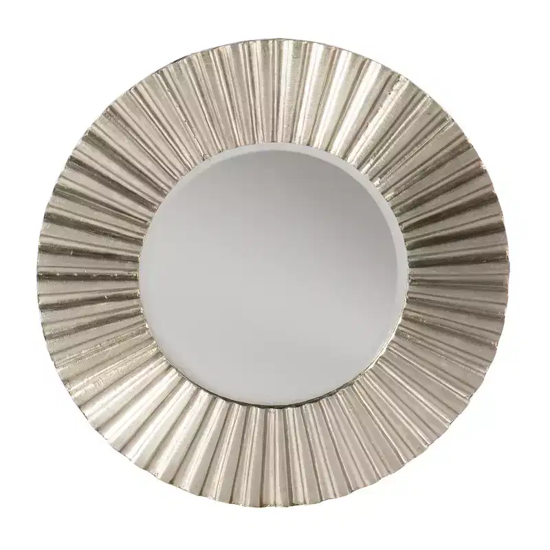 Round Decorative Mirror - Silver - SEI