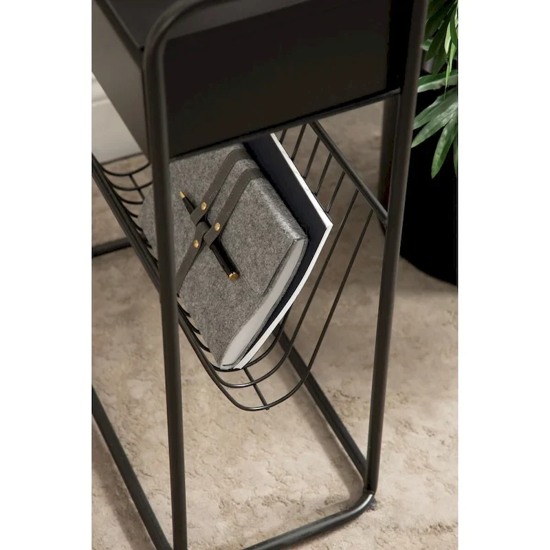 Kate and Laurel Kura Narrow Side Table - 19x9x26