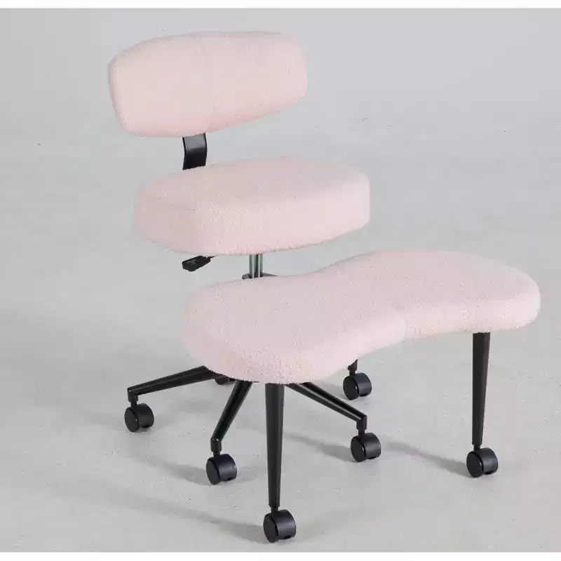 TUYOHW Modern Accent Chair,Upholstered Meditation Chair with Cross-Legged,Armless Chair for Living Room,Bedroom & Balcony
