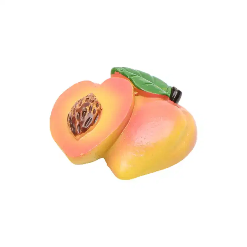 Unique Bargains Refrigerator Magnet Irregular Shape Peach-Design Pink-Yellow Gradient 1Pc