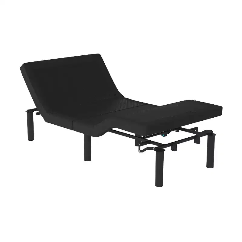 Merrick Lane Adjustable Bed Frame, Motorized Zero Gravity Adjustable Bed Frame W/ Customizable Dual Head & Foot Incline