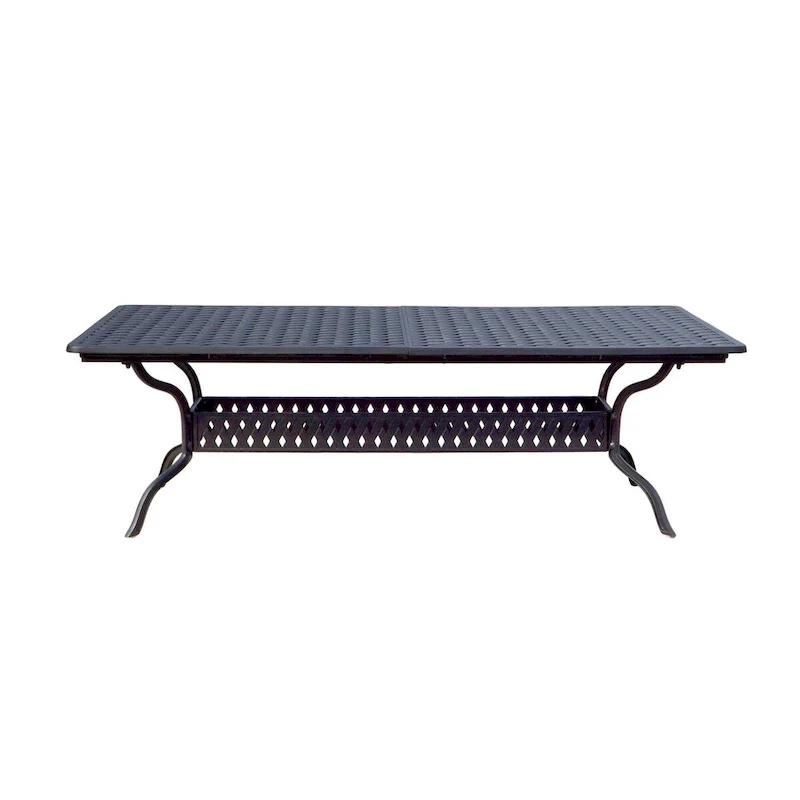 Ten Star 11-Piece Patio Dining Set (with 2 Swivel Rockers) with Cushions and 42 x 92/ 42 x 120 Rectangular Extension Table