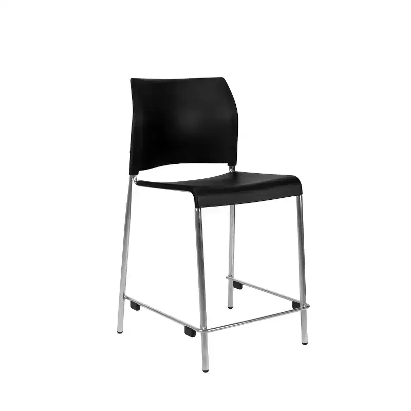 4pk Jody Collection Plastic Counter Height Barstool