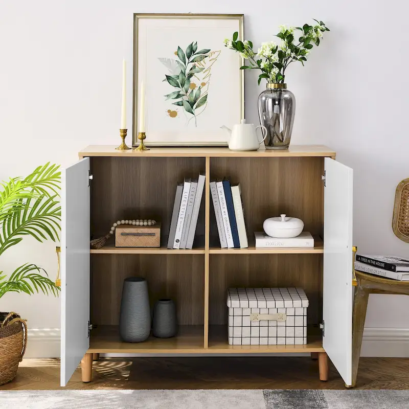 Storage Cabinet Sideboard with Adjustable Shelves