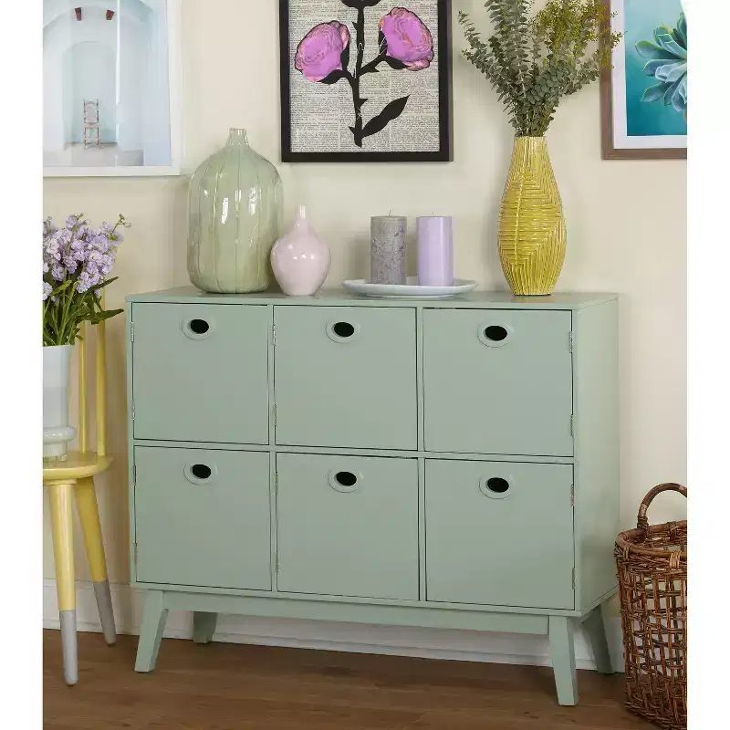 Buylateral Jamie Mid Century Modern Storage Cube Cabinet