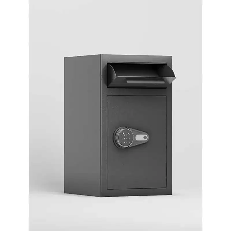 Depository Drop Safe with Digital Keypad, Deposit Slot & 2 Spare Keys, Heavy Duty Steel