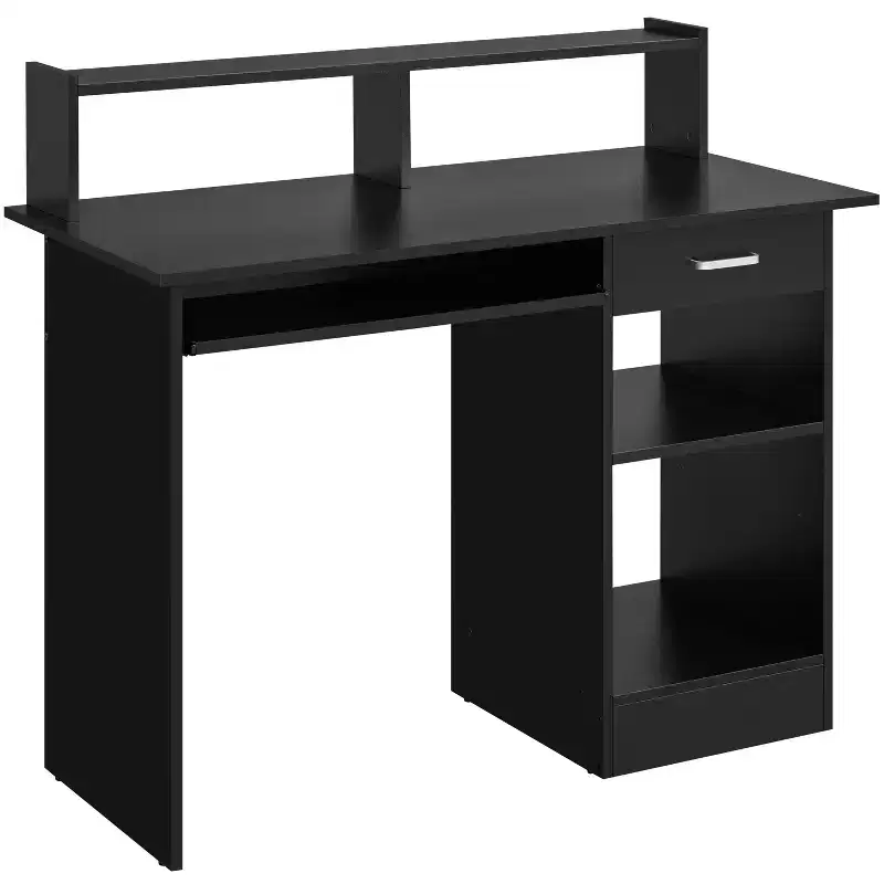 Yaheetech Home Office Wood Computer Desk with Storage Drawers