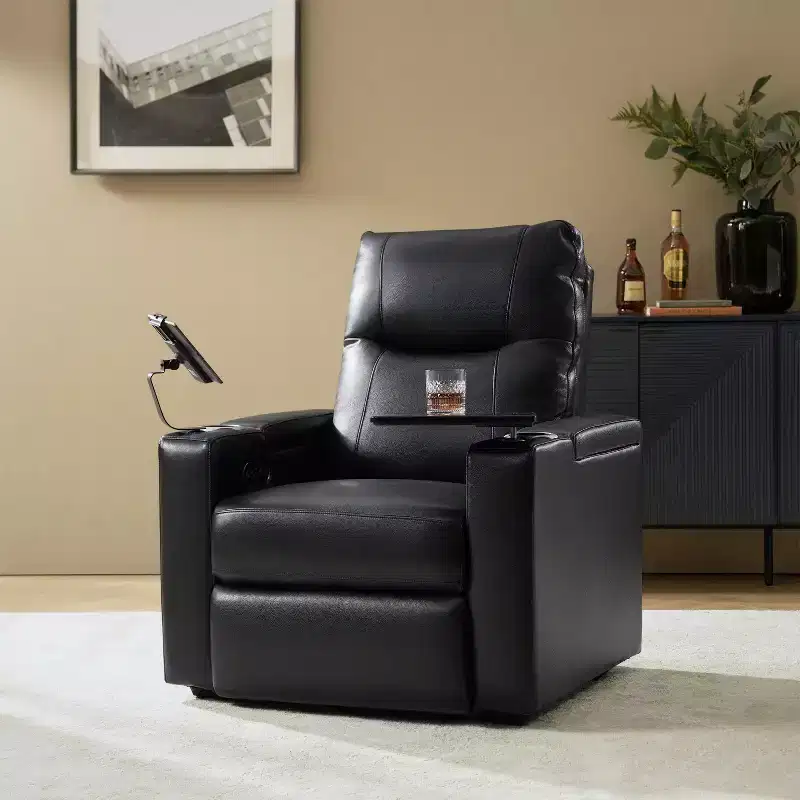 Genuine Leather Recliner Chair