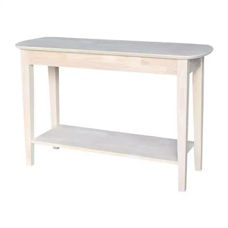 Philips Oval Sofa Table Unfinished - International Concepts