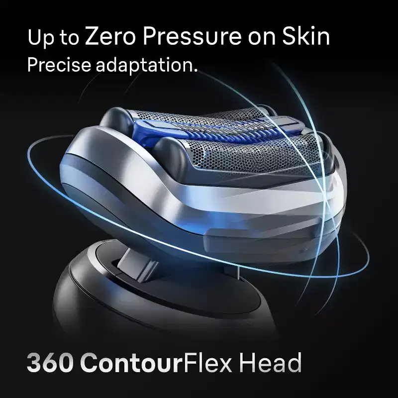 Braun Men's Series 7 Electric Razor Shaver with 4-in-1 Clean & Charge Center and Travel Case - 7171cc: 3 Speeds, Foil Shaver, Battery Powered