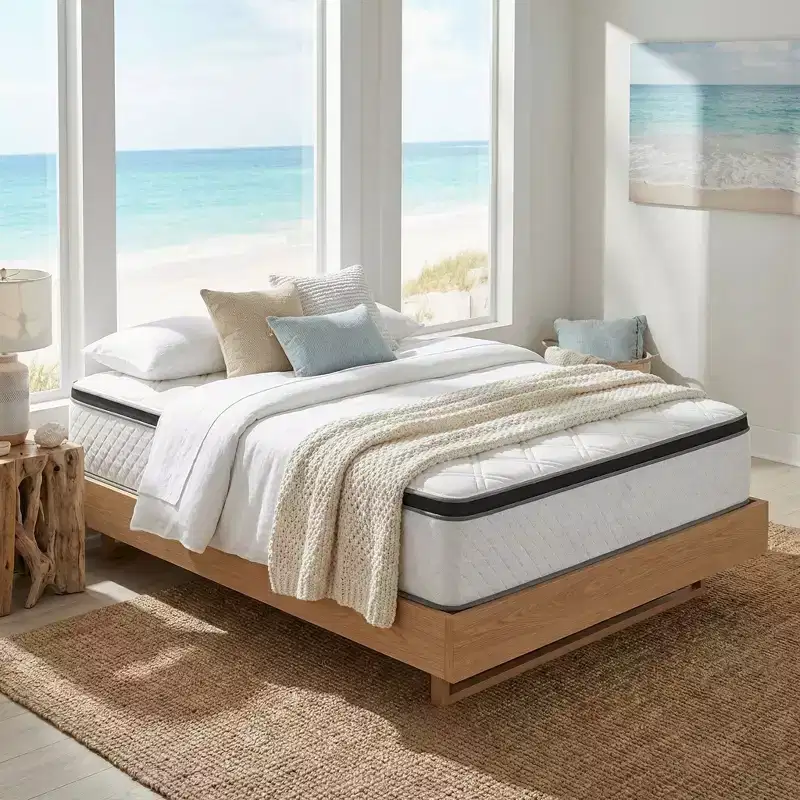 12-Inch Twin Innerspring Mattress with Breathable Cover, Firm Firmness