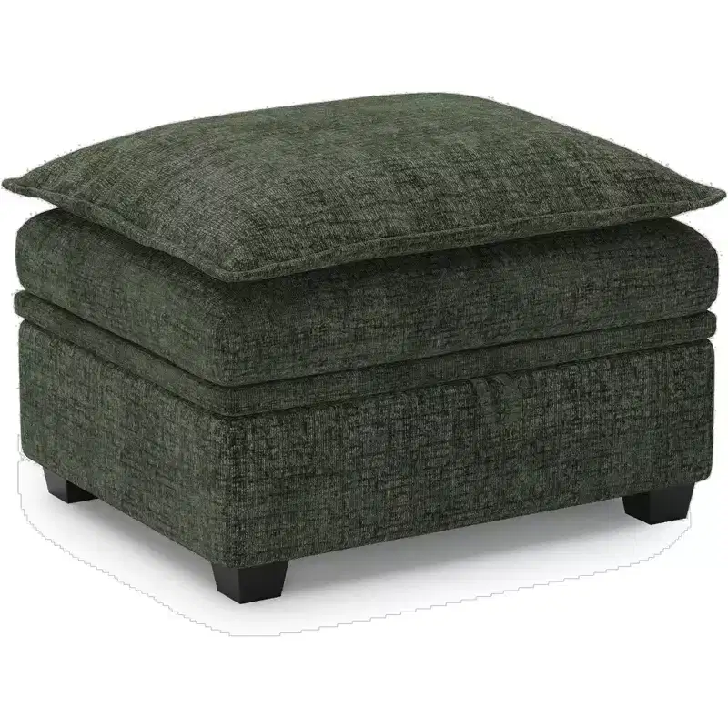 30 and Black Chenille Storage Ottoman