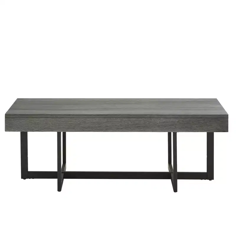 Eldersley 2 Drawer Coffee Table - Grey - iNSPIRE Q