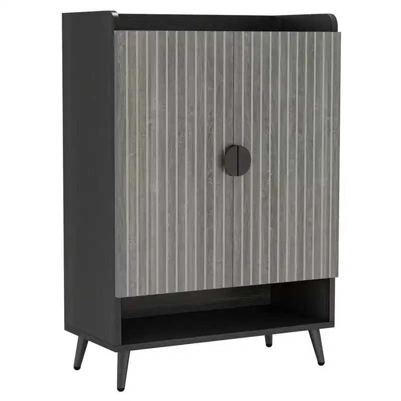 Tribesigns 7-Tier Wooden Shoe Cabinet
