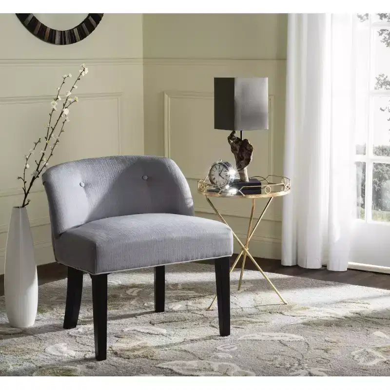 Bell Vanity Chair - MCR4203 - Artic Grey/Taupe - Safavieh Couture