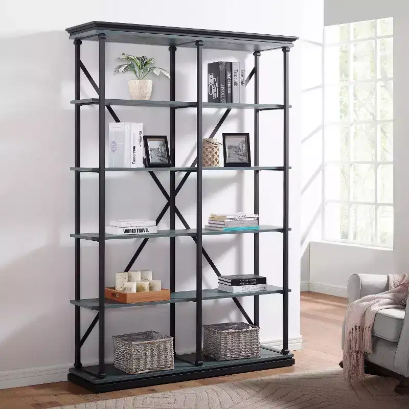 84.25x58 Cadboll 5 Layer Bookcase - miBasics