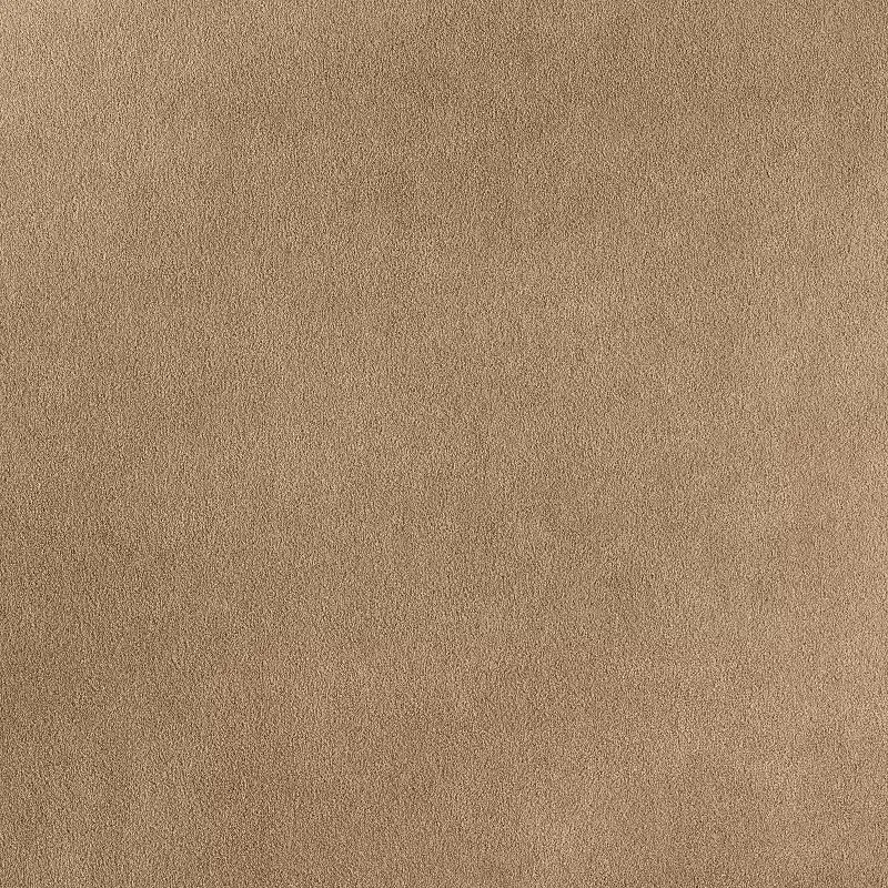 Turned Leg Velvet Accent Chair Tan