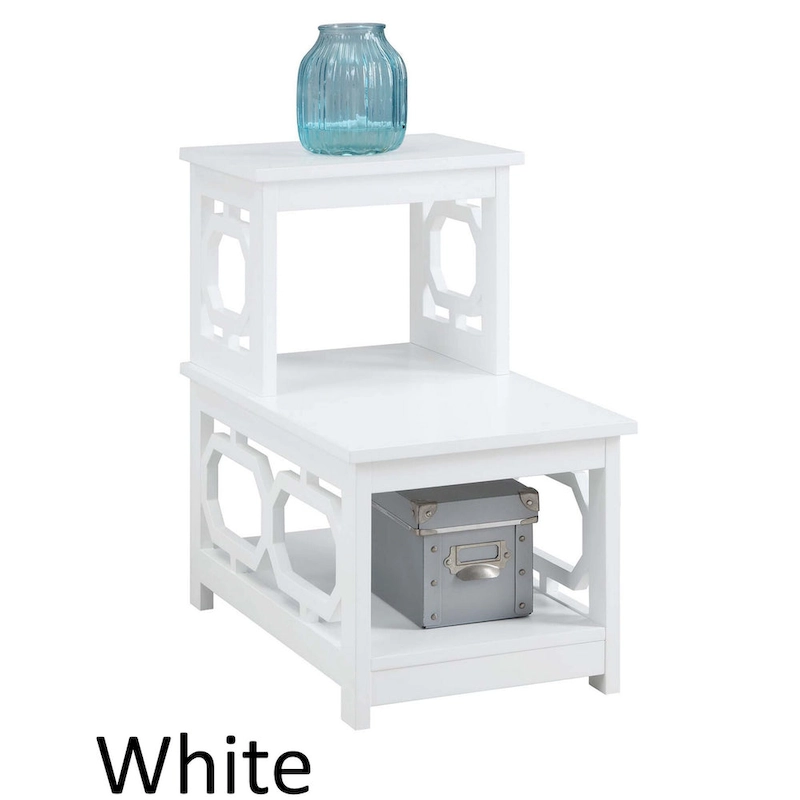 Convenience Concepts Omega 2 Step Chairside End Table