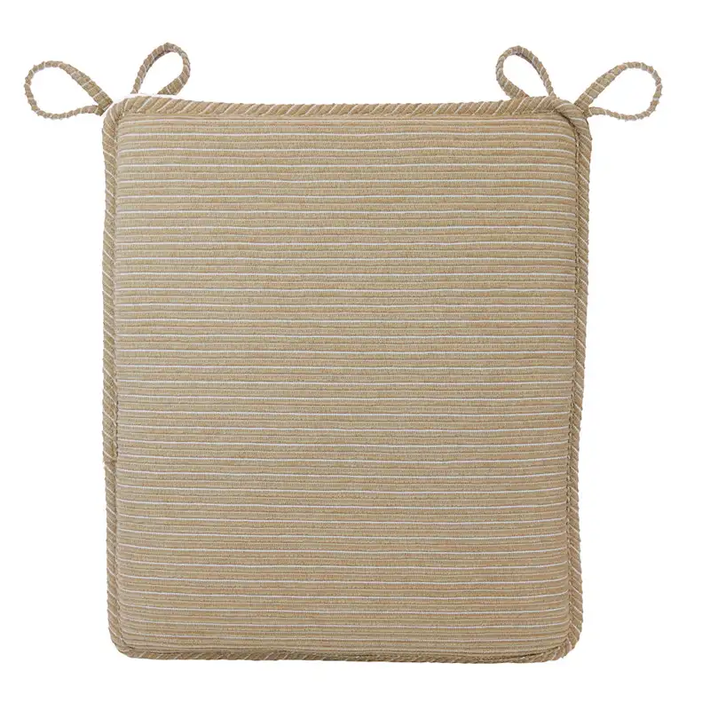 Reversible Chenille Rocking Chair Cushion Set